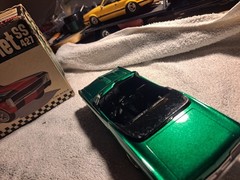 AMT 1967 Chevrolet SS 427 Convertible 1:25 Pre-Built Custom Green/Black