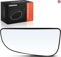 A-Premium Left Driver Side Lower Non-Heated Mirror Glass with Backing Plate –