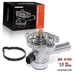 Upgraded Aluminum Engine Coolant Thermostat Housing Assembly with Sensor & O