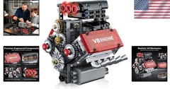 Ultimate STEM 478PCS V8 Engine Kit – Build, Learn & Experience Real Engine Power