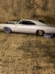 1/24 Resin 3d Printed NASCAR Style Wheel Set For Scale Modeling