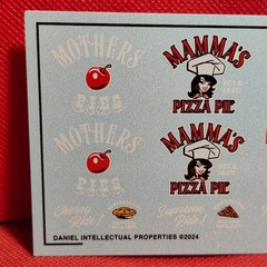 Decals Pie Wagon 1:24 Scale Model Car Part Atlantis