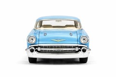 KiNSMART 1957 Chevy Bel Air Coupe 1:40 5 inches x 2 x 2 inches, Blue