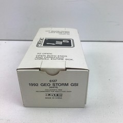 AMT ERTL 1992 Geo Storm GSI #6127 White Compact Model Car 1:25 Scale With Box