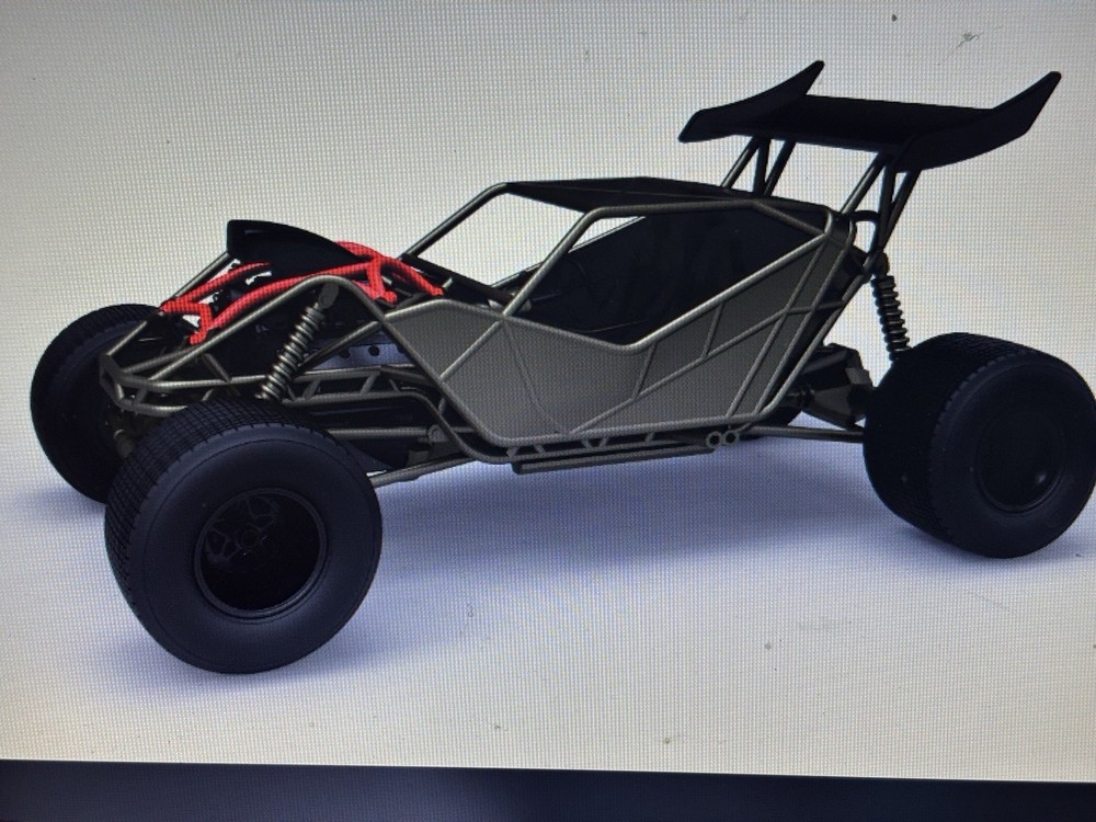 1/25 Resin 3d Printed Dirt Buggy Model Kit. Unpainted. Unassembled.
