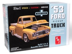 AMT 1953 Ford Pickup Truck 3 in 1 Trophy Series 1/25 Model Kit Retro ’53 AMT882