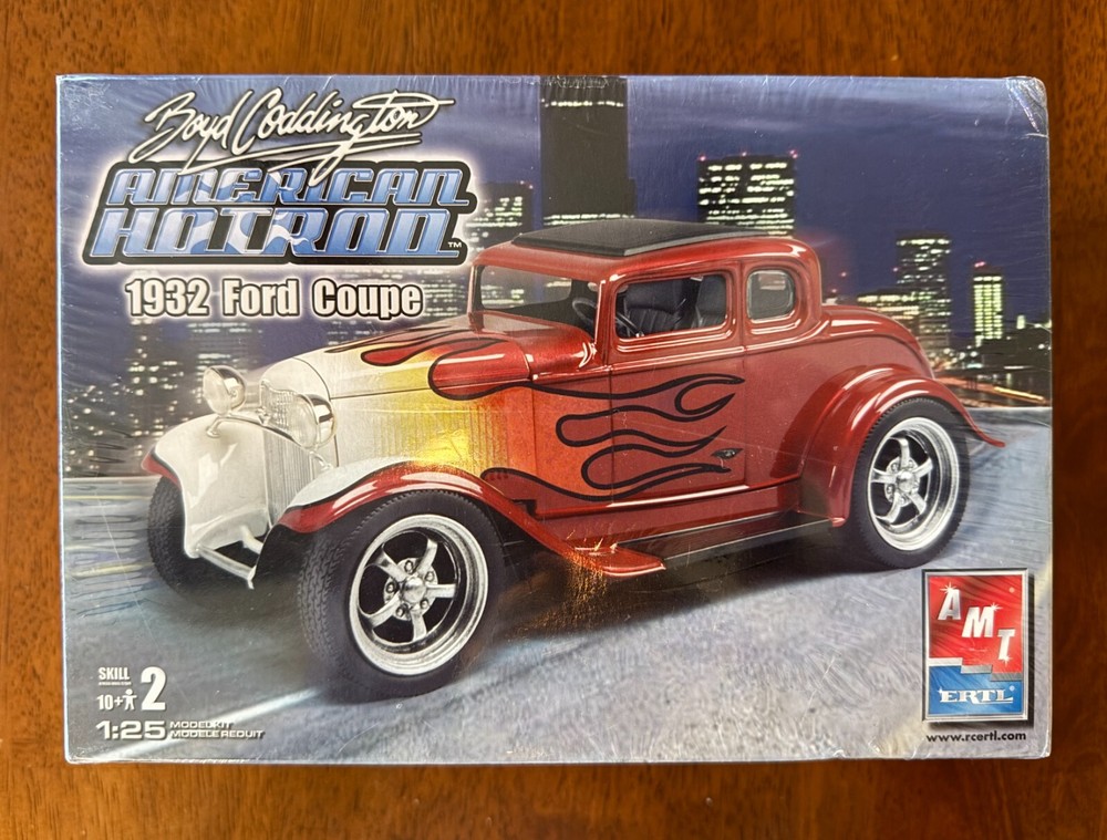 AMT/ ERTL American Hot Rod 1932 Ford Coupe Boyd Coddington NEW – Sealed