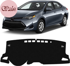 Black Dash Cover for Toyota Corolla 2019-2024 2025 2026 (L LE SE XLE XSE), Hatch