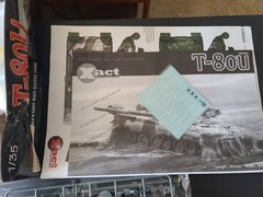 Xact Scale Models 35001 T-80U Russia’s Main Battle Tank Kit 1/35 Sealed Parts