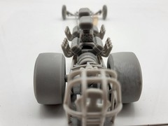 1960s Front Engine Dragster With Two V8s, 1/25 Scale Mode Kit