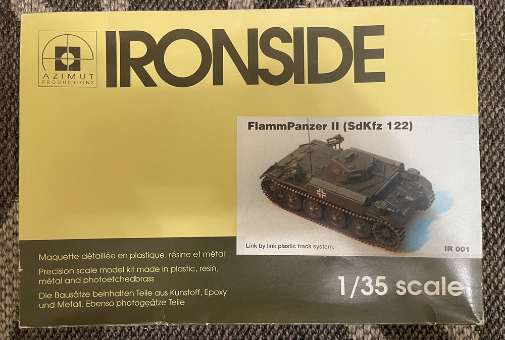 1/35 Ironside Flammpanzer II (SdKfz 122) Model Kit IR001