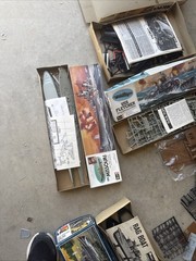 Large Group Lot Vintage Model Models Ship Ships Boat Boats Junk Yard Junkyard