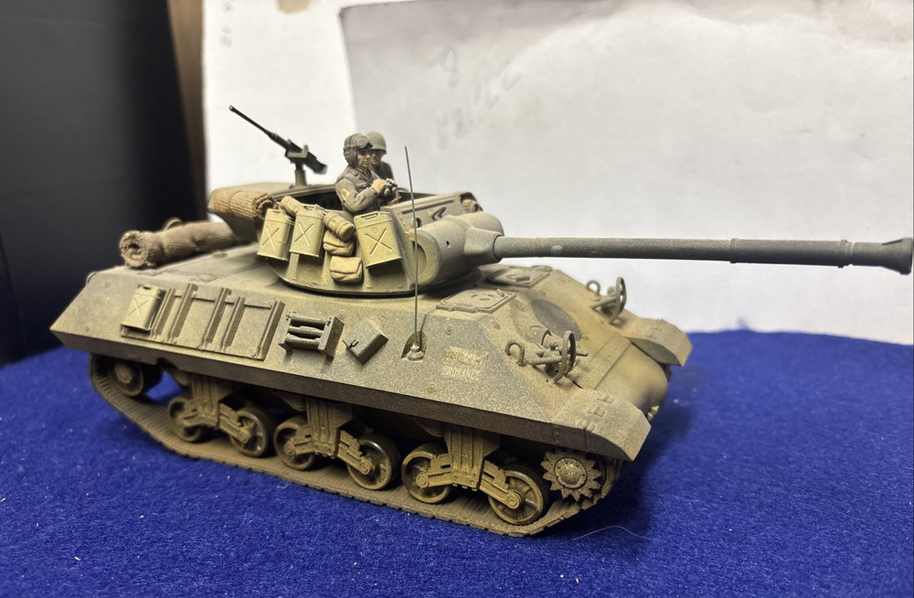 Custom Built 1/35 WW2 US M36 Jackson Tank Destroyer w/Commander & Loader