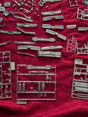 HUGE 1/24 1/25 model car parts junkyard scrap building customizing cleanout lot