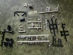 A136 AMT 1936 Ford Parts 1/25 Scale Asst left over pieces Parts STK T36P