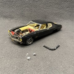 MPC ’72 Chevelle 1-7228 Original Model 1/25 Built Detailed Missing Parts Restore