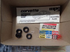 MPC #1-3710 Corvette 1978 Indianapolis 500 Pace Car 1/25 Scale Unbuilt Model Kit