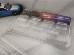 1/64 model police car working light transparent ceiling light Modifying vehicle