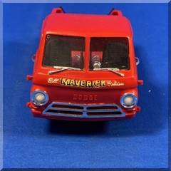 VINTAGE IMC 107 DODGE LITTLE RED WAGON MODEL CAR 1:25 SCALE BUILT UP FROM KIT