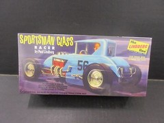 Lindberg Kits Red Rebel, Kustom Koffin, White Lightnin and Sportsman Class