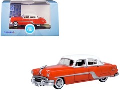 Oxford Diecast 87PC54004 1/87 1954 Pontiac Chieftain 4 Door Coral Red