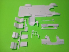 Interior 1975 Chevy Van Aquarod Race Team 1/25 AMT Dog House Bucket Seats Dash