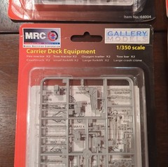 MRC Gallery Models 1/350 Lot of 4 Carrier Deck LCAC Marines Armor Model Kits NEW