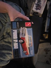 1960 Ford F-100 Pickup Truck Model Car Kit Deluxe 3 N 1 Full Trailer Included