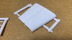Autocar DC9964B Dump Truck CAB HOOD FENDERS 1:25 AMT NEW Model Kit PARTS