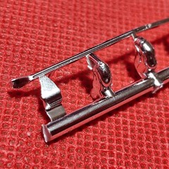 Chrome Hood Trim 1964 Chevy Nova 1:25 scale model car part Moebius