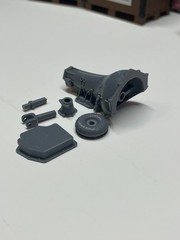 3D Printed CHEVY BLOWN BIG BLOCK with TH-400 Trans 1/24th – 1/10th MADE IN USA