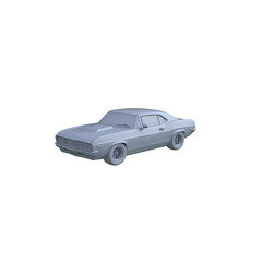 1/220 LYTA002 3D Printed Muscle Car Model Kit – Unpainted DIY Multi Scale