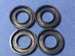 🌟 2 Plastic Pie Crust Slicks 1937 Chevy 1:25 Scale 1000s Model Car Parts 4 Sale