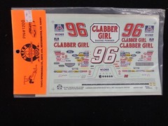 Slixx Decal #1200 1/24 – 1/25 Nascar Clabber Girl Baking Powder #96