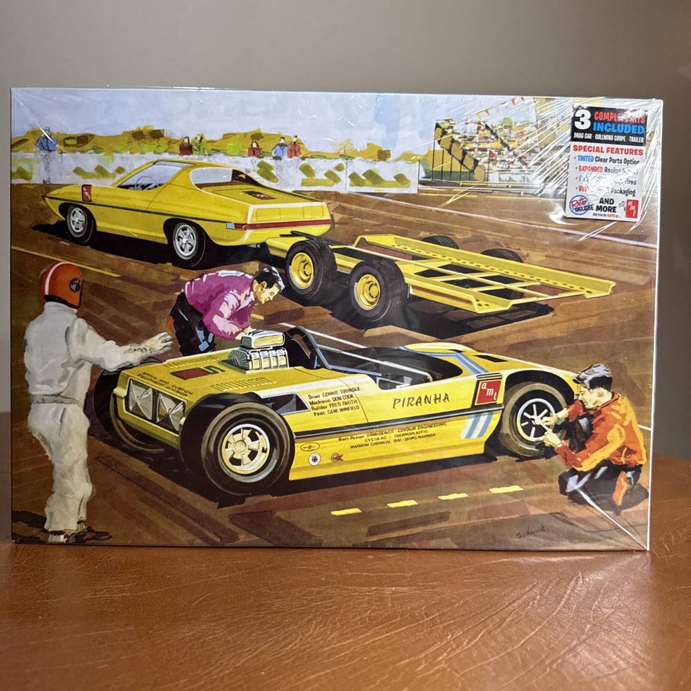AMT 1/25 Piranha Drag Team Street’n’Strip Model Kit AMT1113 New Open Box