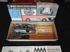 Hawk Model Co. 1939 Mercedes-Benz W163 Grand Winner Car No 155-150 In Box (1961)