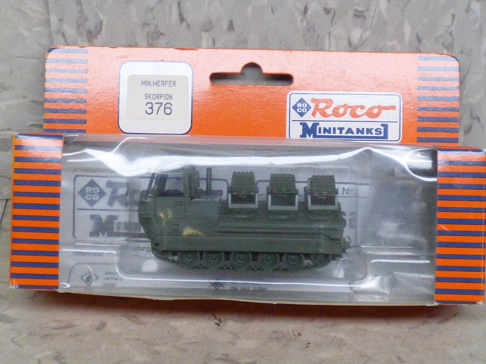 Roco Minitanks / (NEW) 1/87 Modern US Scorpion Armored Mine Thrower Lot #3090