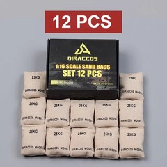 Diorama 1/16 Sandbags Bunker Model Tank Military Defence Scene Model Accessories