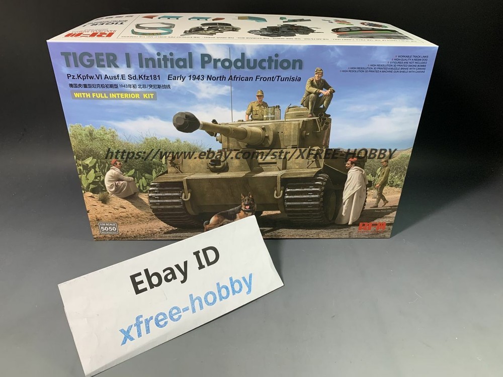 RYEFIELD MODEL RFM RM-5050 1/35 Tiger I Initial Production w/ Full Interior