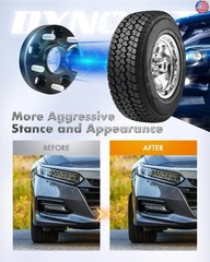 dynofit 5×4.5 Hubcentric Wheel Spacers 1″ for Hon-da Accord Civic Acura CR-V
