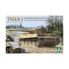 Takom Model 1:35 Tiger I Early-Production Model With Steel Wheels w/Zimme New