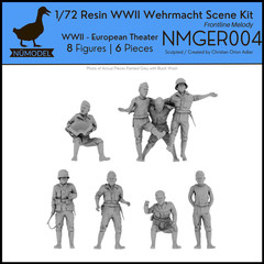 NUMODEL NMGER004 | 1/72 Resin WWII German Wehrmacht Soldier Scene Kit | 8pc