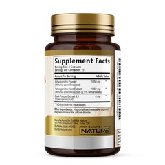 Built by Nature Ashwagandha 2100mg Extra Strength Stress 60 Count (Pack of 1)