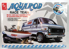 AMT Aquarod Race Team, Inc. Chevy Van, Drag/Ski Boat and Boat Trailer 1/25 1338