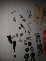 monogram 1/32 Whiplash Camaro Funny Car Junkyard Plastic Model Part Lot