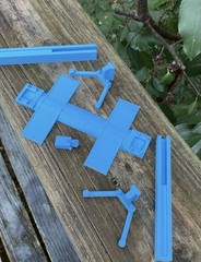 1/24 Two Post Automotive Lift Kit 1:24 Scale Garage Diorama Mechanic Tool Parts