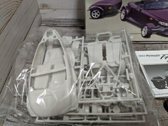AMT ERTL Plymouth Prowler with trailer 1:25 Scale Model Kit# 8588