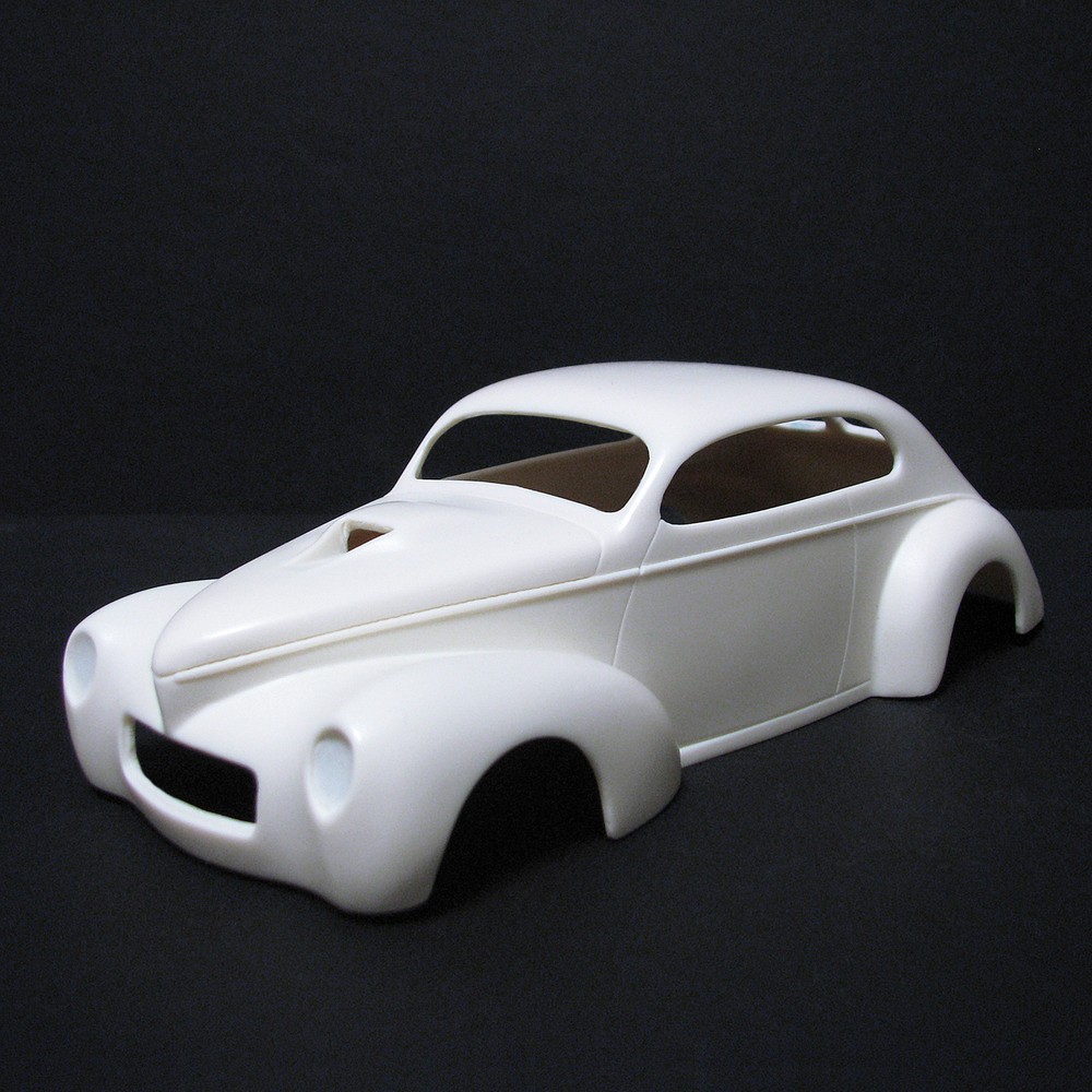 NB315 Jimmy Flintstone 1941 custom Revell Willys 1:25th scale hardtop, fastback