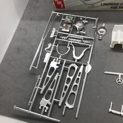 AMT 1:25 Custom Hot Rat Rod T Bucket Dragster Chassis W Axles LBR Model Parts