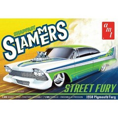 AMT 1/25 SCALE Street Fury 1958 Plymouth Slammers SNAP KIT#1226M ~NEW in BOX